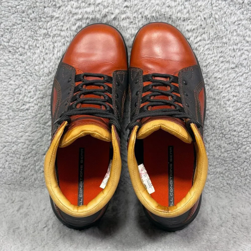 Nike ACG Air Adventurist Mens Size 6.5‎ Hiking Boots Black Brown Leather Vintage